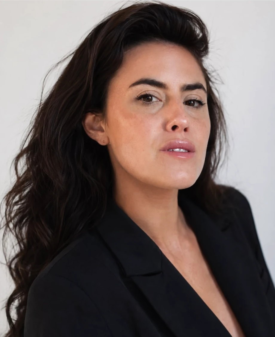 Studio portrait of Tzarina in a black blazer