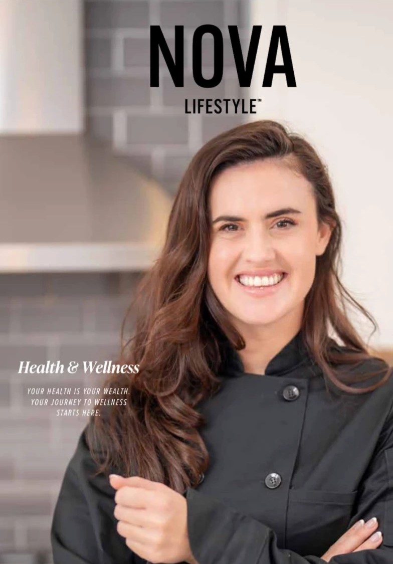 Chef Tzarina on the cover of NOVA Lifestyle