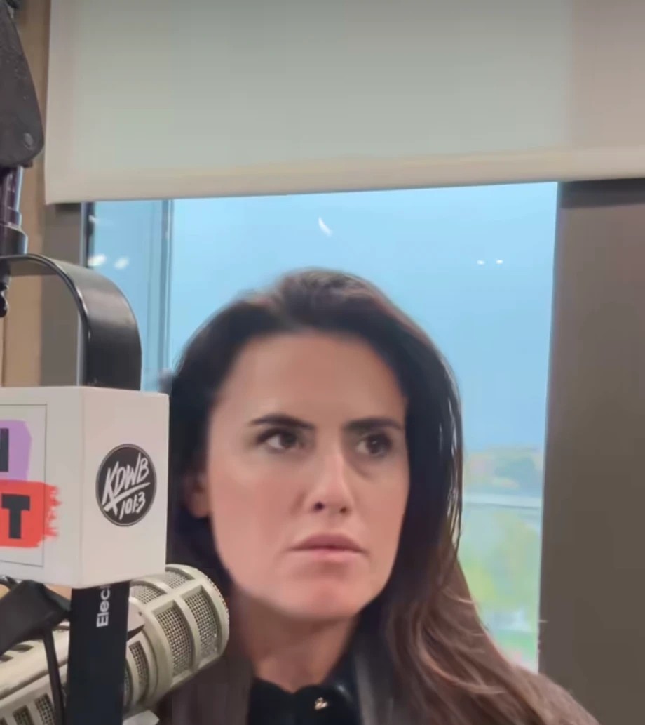 Chef Tzarina in the KDWB radio studio